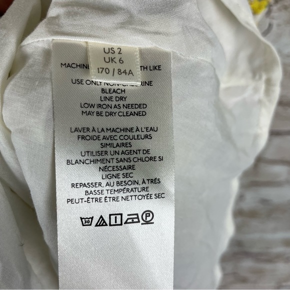 Free People Forget Me Not floral mini dress size 2 - Picture 9 of 10